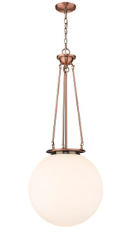 Essex One Light Pendant in Antique Copper (405|221-1P-AC-G201-18)