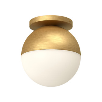 Monae One Light Flush Mount in Brushed Gold/Opal Glass (347|FM58310-BG/OP)