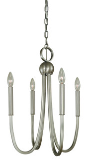 Alexandria Four Light Chandelier in Brushed Nickel (8|L1127 BN)