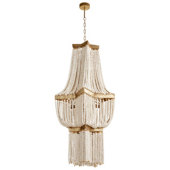 Three Light Pendant in Tinted Gold Leaf (208|09261)