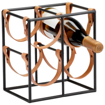 Brighton Wine Holder in Raw Steel (208|04913)