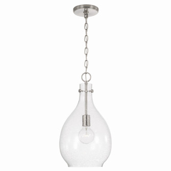 Brentwood One Light Pendant in Brushed Nickel (65|349011BN)