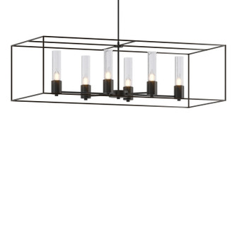 Portico Six Light Pendant in Black (39|138940-SKT-MULT-10-14-II0392)