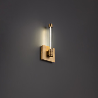 Jedi LED Wall Sconce in Aged Brass (34|WS-51313-AB)