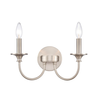 Cecil Two Light Vanity in Brushed Nickel (45|89741/2)