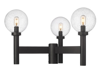 Laurent Three Light Outdoor Post Mount in Black (224|599MP3-BK)