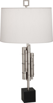 Jonathan Adler Meurice One Light Table Lamp in Polished Nickel w/Matte Black Base (165|S634)