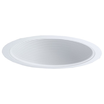 Recessed 6'' Stepped Baffle W/ Oversized Plastic Ring in White (167|NTM-41OV)