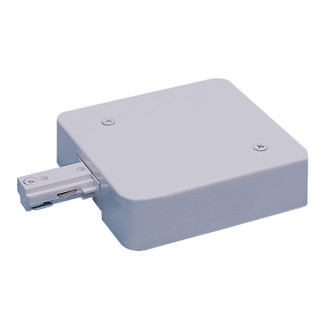 Track Syst & Comp-1 Cir T-Bar Live End Feed W/ Current Limiter, 0.5 Amps, 1 Circuit Track, in Silver (167|NT-348S/0.5A)