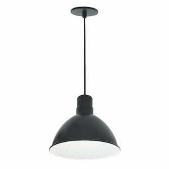 LED Rlm 10'' Rlm Shade in Black Outer / White Inner (167|NRLM-10C3035BWLE4)