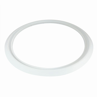 Rec LED Cobalt Trim & Acc 6'' Oversize Ring For & in Matte Powder White (167|NLCBC-6OR-MPW)