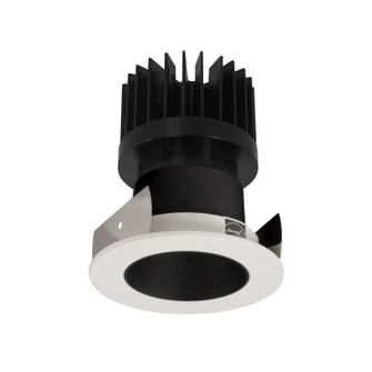 Rec Iolite Non-Adjustable Trim in Black Reflector / White Flange (167|NIOB-2RNDC50XBW/HL)