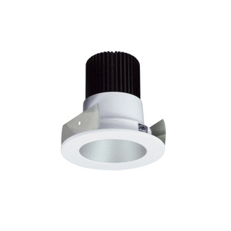 Rec Iolite Non-Adjustable Trim in Haze Reflector / Matte Powder White Flange (167|NIOB-2RNDC40XHZMPW/10)