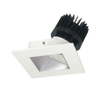 Rec Iolite Non-Adjustable Trim in Haze Reflector / Matte Powder White Flange (167|NIO-4SW40XHZMPW/HL)