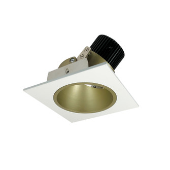 Rec Iolite LED Adjustable Reflector in Champagne Haze Reflector / Matte Powder White Flange (167|NIO-4SD40QCHMPW)