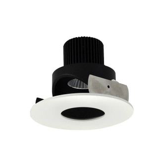 Rec Iolite LED Pinhole in Black Pinhole / Matte Powder White Flange (167|NIO-4RPHA40QBMPW)