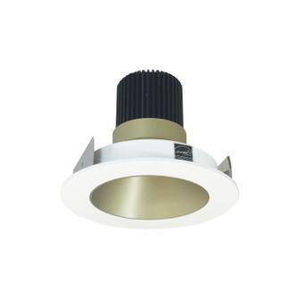 Rec Iolite Reflector Non-Adjustable Trim in Champagne Haze / Matte Powder White (167|NIO-4RNDC35XCHMPW/10)