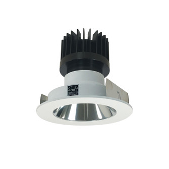 Rec Iolite Reflector Non-Adjustable Trim in Specular Clear Reflector / Matte Powder White (167|NIO-4RNDC30XCMPW/HL)