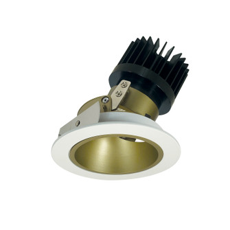 Rec Iolite Reflector Adjustable Trim in Champagne Haze Reflector / Matte Powder White Flange (167|NIO-4RD40XCHMPW/HL)