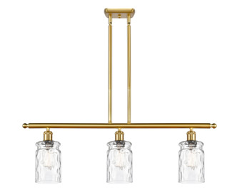 Ballston Three Light Island Pendant in Satin Gold (405|516-3I-SG-G352)