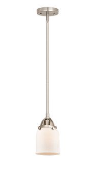 Nouveau 2 One Light Mini Pendant in Brushed Satin Nickel (405|288-1S-SN-G51)