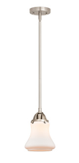 Nouveau 2 One Light Mini Pendant in Brushed Satin Nickel (405|288-1S-SN-G191)