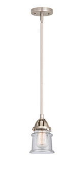 Nouveau 2 LED Mini Pendant in Brushed Satin Nickel (405|288-1S-SN-G184S-LED)