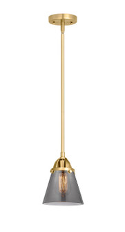 Nouveau 2 One Light Mini Pendant in Satin Gold (405|288-1S-SG-G63)