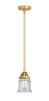Nouveau 2 LED Mini Pendant in Satin Gold (405|288-1S-SG-G184S-LED)