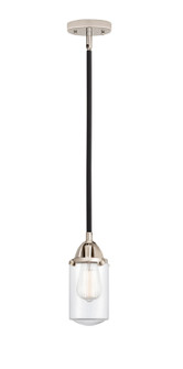 Nouveau 2 LED Mini Pendant in Black Polished Nickel (405|288-1S-BPN-G312-LED)