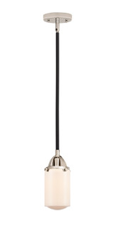 Nouveau 2 One Light Mini Pendant in Black Polished Nickel (405|288-1S-BPN-G311)