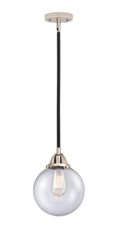 Nouveau 2 One Light Mini Pendant in Black Polished Nickel (405|288-1S-BPN-G204-8)