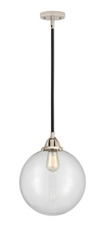 Nouveau 2 LED Mini Pendant in Black Polished Nickel (405|288-1S-BPN-G202-12-LED)