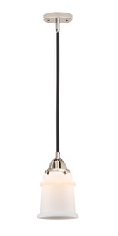 Nouveau 2 One Light Mini Pendant in Black Polished Nickel (405|288-1S-BPN-G181)
