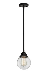 Nouveau 2 LED Mini Pendant in Matte Black (405|288-1S-BK-G202-6-LED)