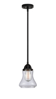 Nouveau 2 One Light Mini Pendant in Matte Black (405|288-1S-BK-G192)