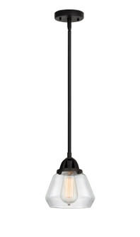 Nouveau 2 One Light Mini Pendant in Matte Black (405|288-1S-BK-G172)