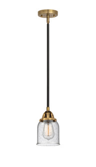 Nouveau 2 LED Mini Pendant in Black Antique Brass (405|288-1S-BAB-G54-LED)