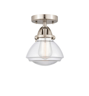 Nouveau 2 LED Semi-Flush Mount in Brushed Satin Nickel (405|288-1C-SN-G322-LED)