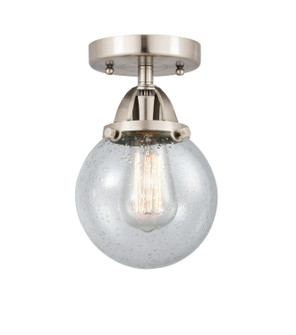 Nouveau 2 LED Semi-Flush Mount in Brushed Satin Nickel (405|288-1C-SN-G204-6-LED)