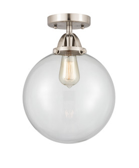 Nouveau 2 LED Semi-Flush Mount in Brushed Satin Nickel (405|288-1C-SN-G202-10-LED)