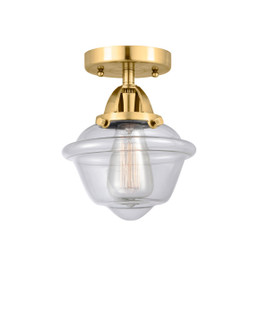 Nouveau 2 LED Semi-Flush Mount in Satin Gold (405|288-1C-SG-G532-LED)