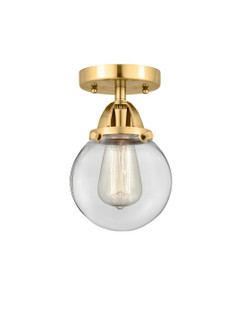 Nouveau 2 LED Semi-Flush Mount in Satin Gold (405|288-1C-SG-G202-6-LED)