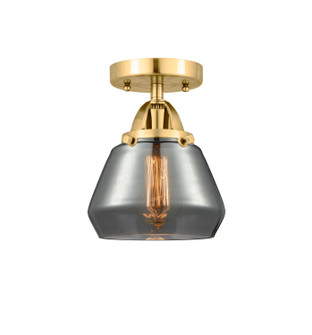 Nouveau 2 One Light Semi-Flush Mount in Satin Gold (405|288-1C-SG-G173)