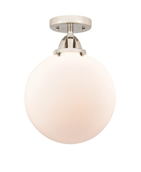Nouveau 2 One Light Semi-Flush Mount in Polished Nickel (405|288-1C-PN-G201-10)