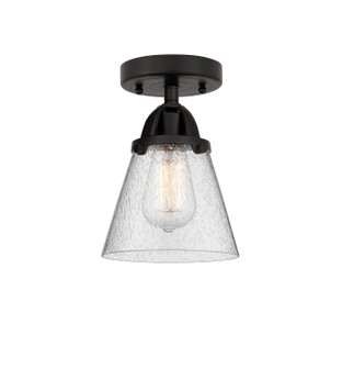 Nouveau 2 One Light Semi-Flush Mount in Matte Black (405|288-1C-BK-G64)