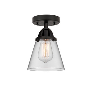 Nouveau 2 One Light Semi-Flush Mount in Matte Black (405|288-1C-BK-G62)