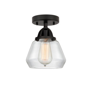 Nouveau 2 One Light Semi-Flush Mount in Matte Black (405|288-1C-BK-G172)