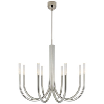 Rousseau LED Chandelier in Polished Nickel (268|KW 5581PN-SG)