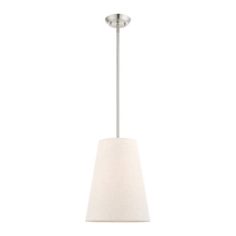 Prato One Light Pendant in Brushed Nickel (107|41387-91)